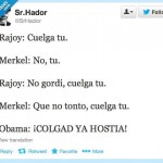 Conversación entre Rajoy y la Merckel Conversación entre Rajoy y la Merckel