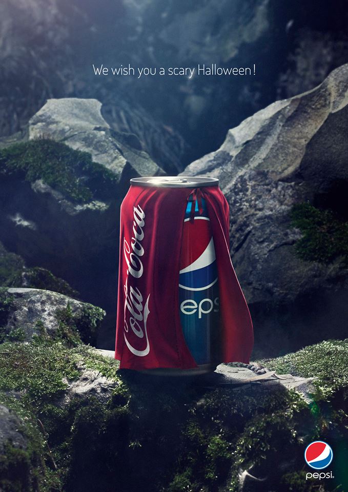 Pepsi Coca-cola halloween