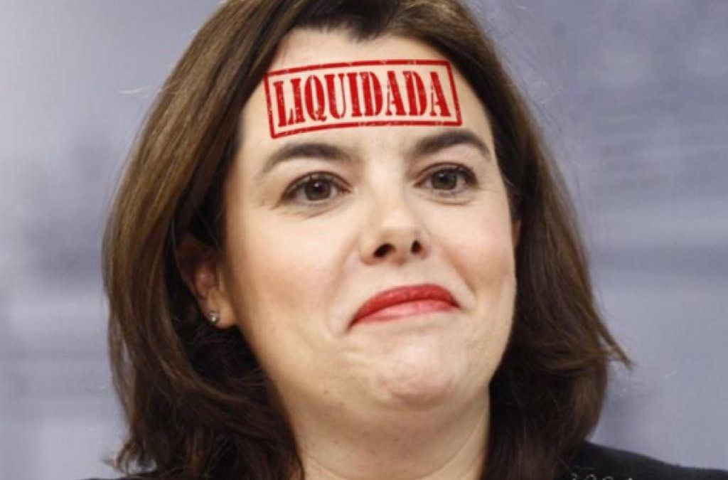Soraya Sáenz de Santamaría en liquidación