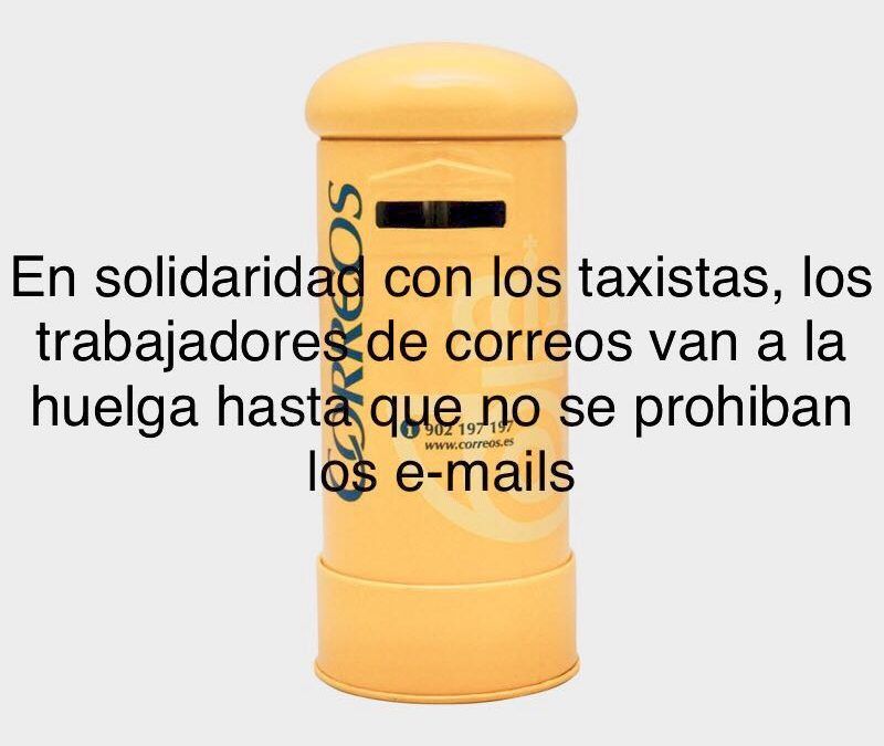 Huelga de Taxis en Barcelona