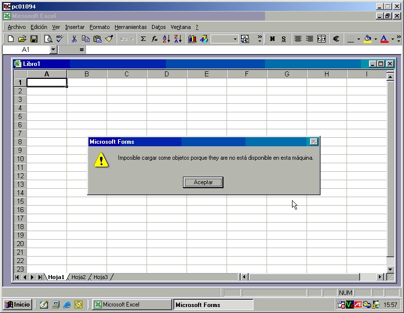 Mensaje de Excel en Spanglish