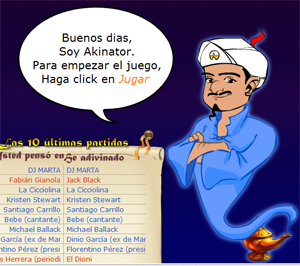 Akinator. El genio que lo adivina todo