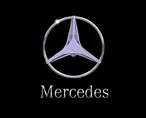 Logo mejorado de Mercedes. versión tanga de encaje