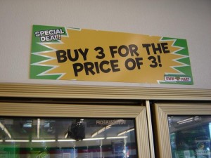 Oferta inccreible: 3 productos al precio de 3