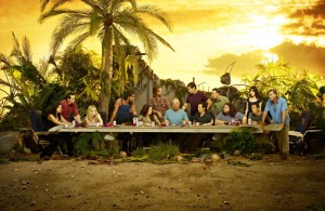 la última cena de Lost (Perdidos)