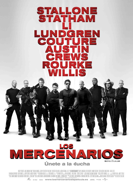 Los mercenarios. Unete a la ducha