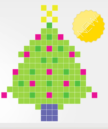 Feliz Navidad con post-it