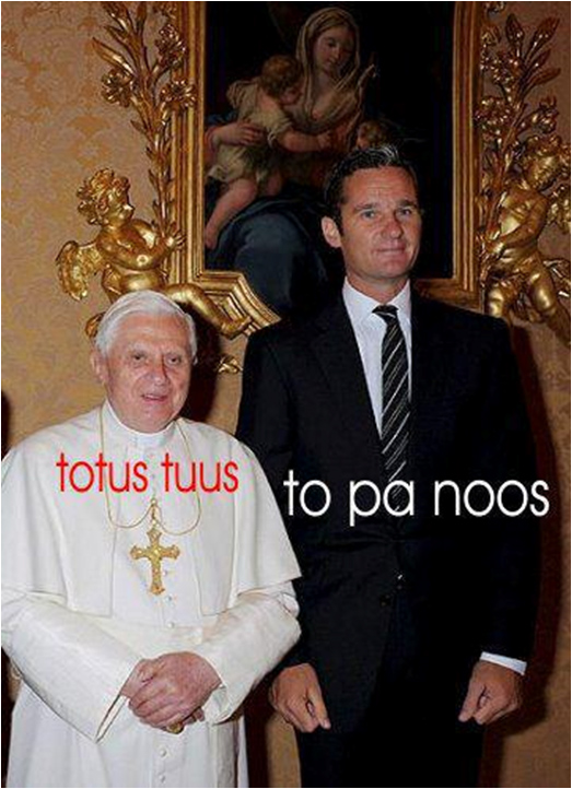 To pa Noos. Urdangarin y el Papa