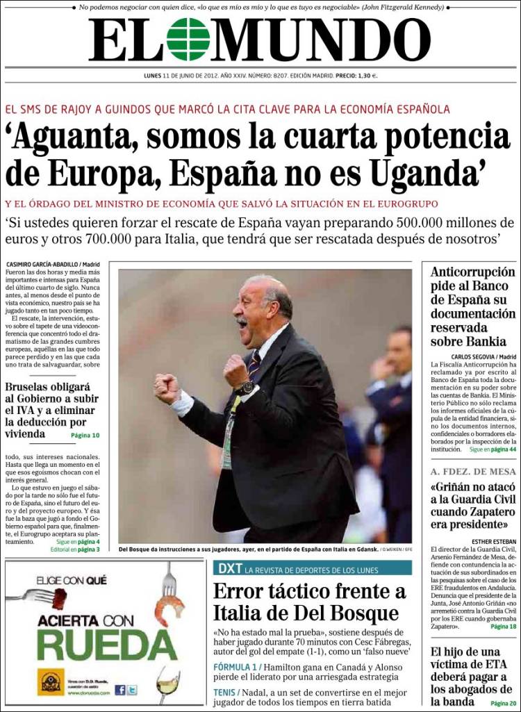 España no es Uganda