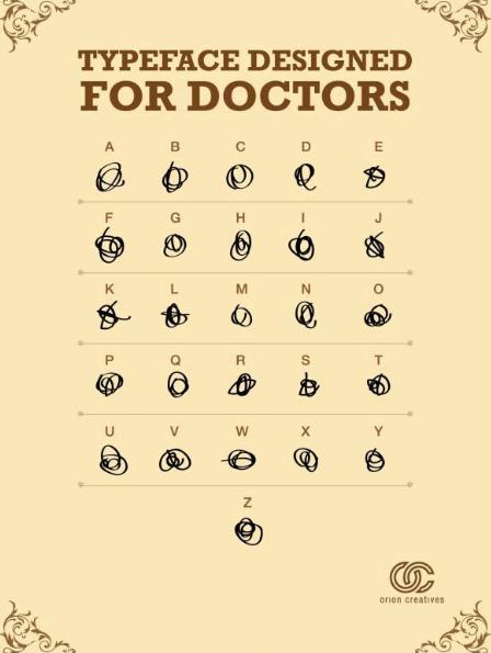 Font True Type para médicos