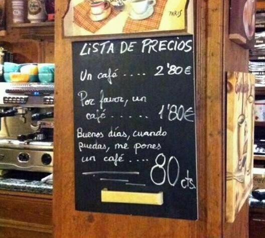 Precio café variable