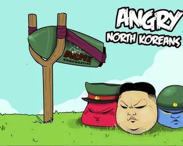 Angry North Koreans