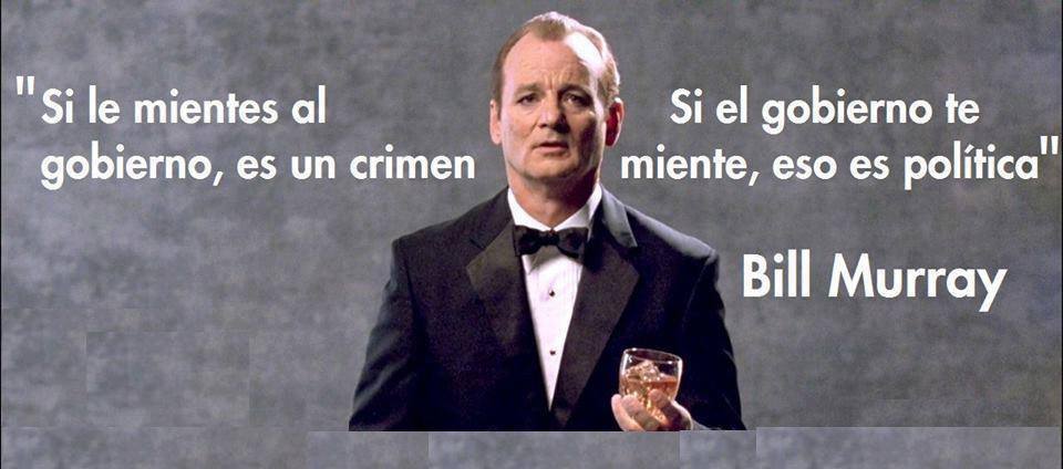 Bill Murray y las mentiras