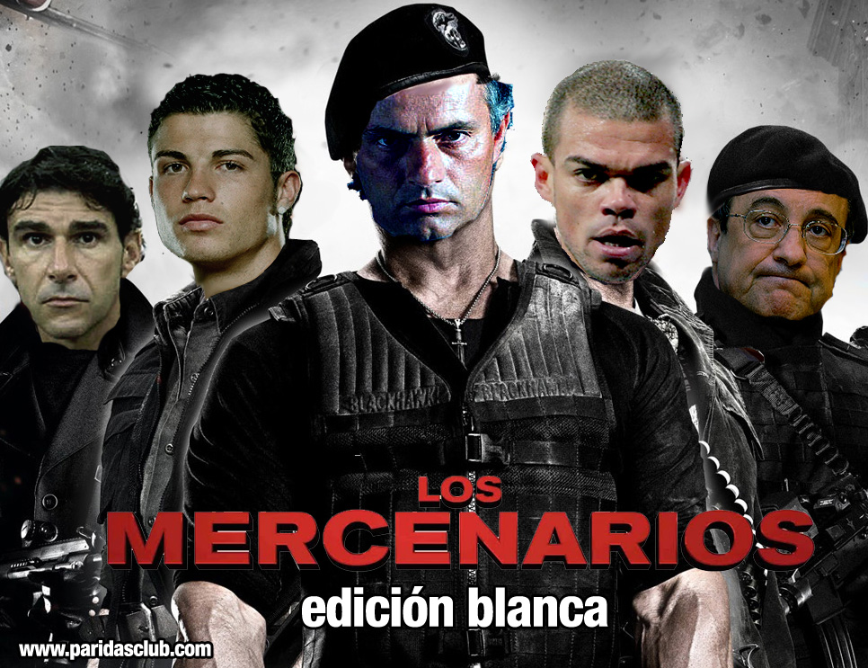 Los Mercenarios Edición Blanca: Mourinho, Pepe, Ronaldo, Karanka y Floren