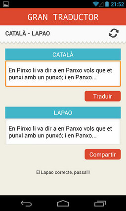 Traductor Lapao Catala