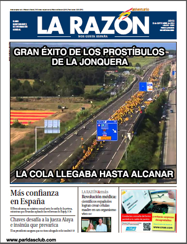 Portada LA RAzon Via catalana