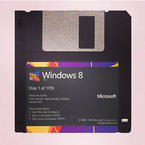 Windows8 en diskette