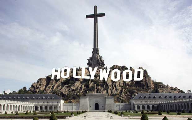 El valle de los caídos es Hollywood