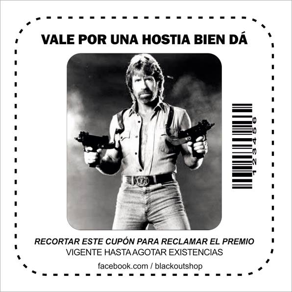 Chuck Norris: vale por una hostia bien dá