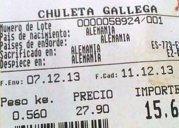 Chuleta gallega Made in Germany