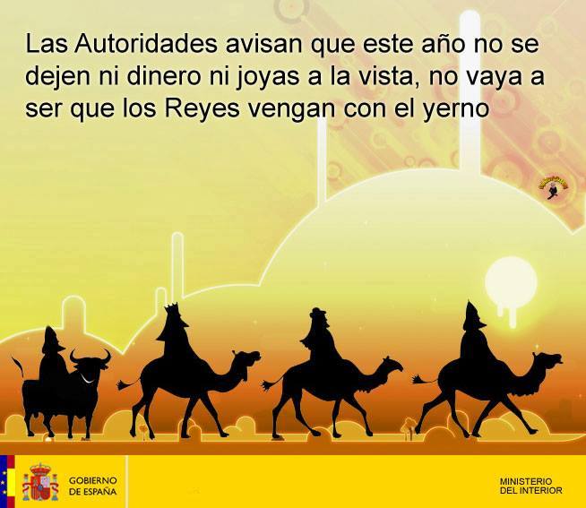 Los Reyes vienen con el yerno: Peligro