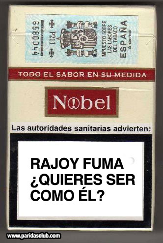 Rajoy fuma