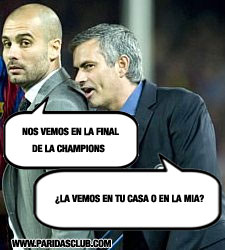 Guardiola y Mou Final Champions