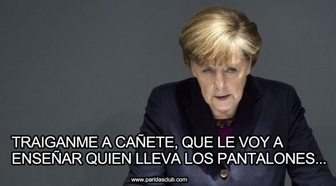 Merkel quiere debatir con Arias Cañete