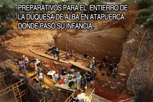 LA Duquesa de Alba enterrada en Atapuerca