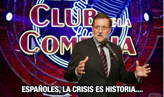 Rajoy dice que la crisis es historia