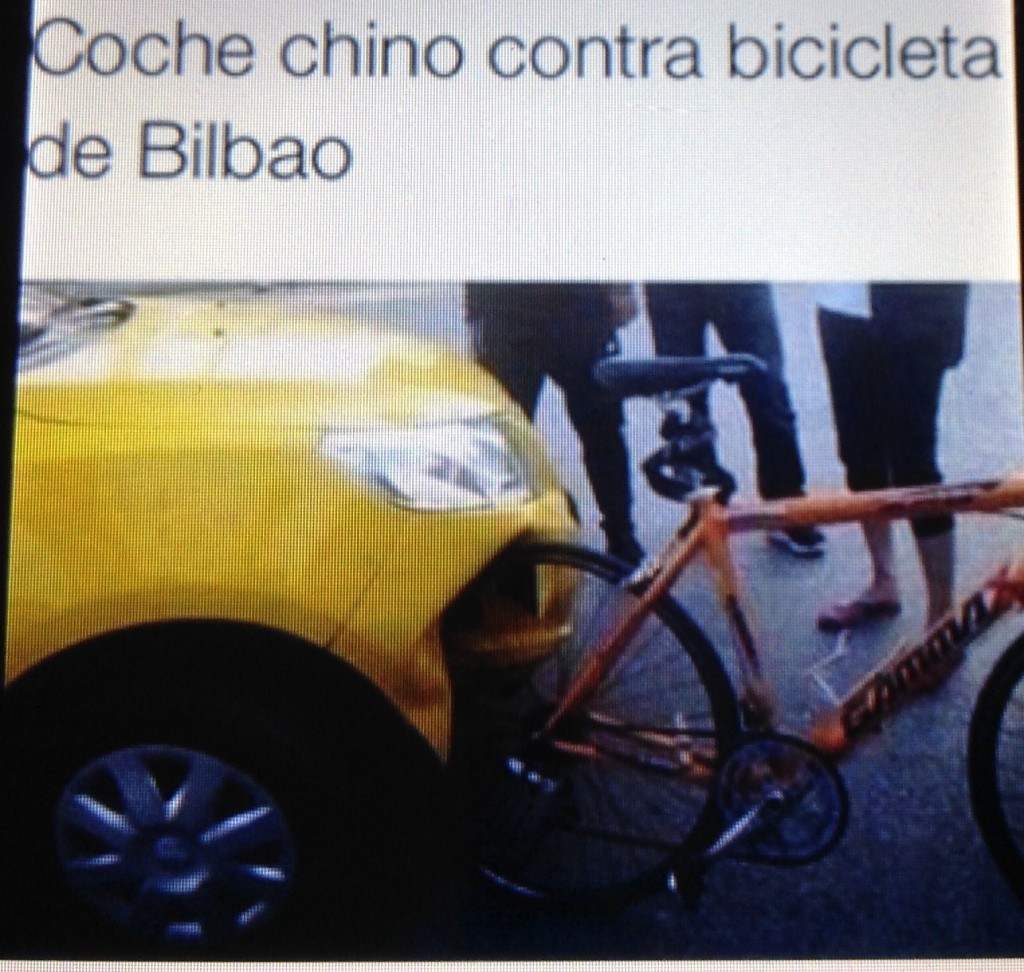 Coche Chino vs Bicicleta de Bilbao
