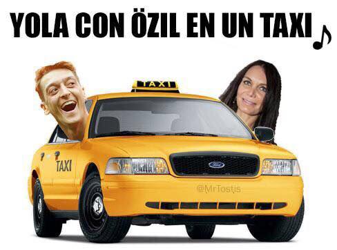 yola-con-ozil-en-un-taxi
