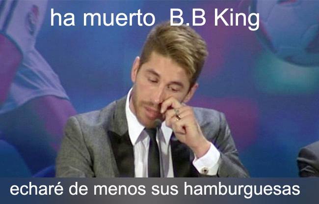 Sergio Ramos apenado por la muerte de B.B.King