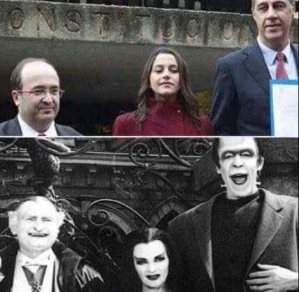 LA familia Addams visita el Tribunal Constitucional