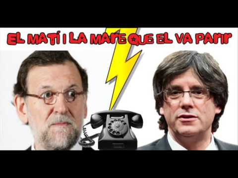 Mariano Rajoy habla por teléfono con un imitador de Carles Puigdemont