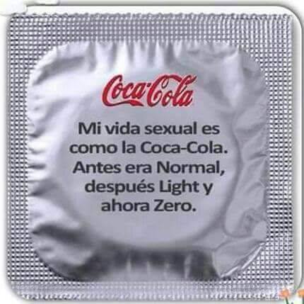 Mi vida sexual es como la Coca Cola