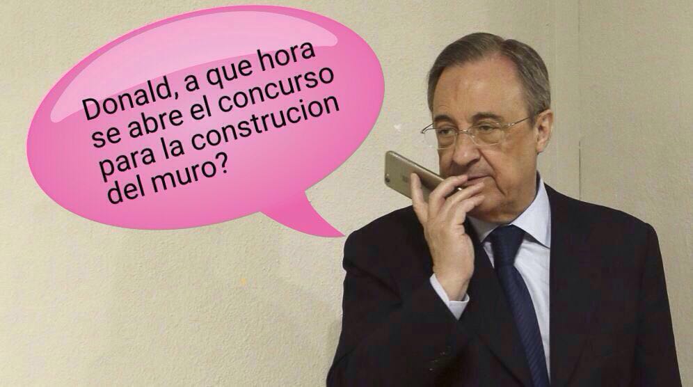 florentino-y-donald construcción del muro