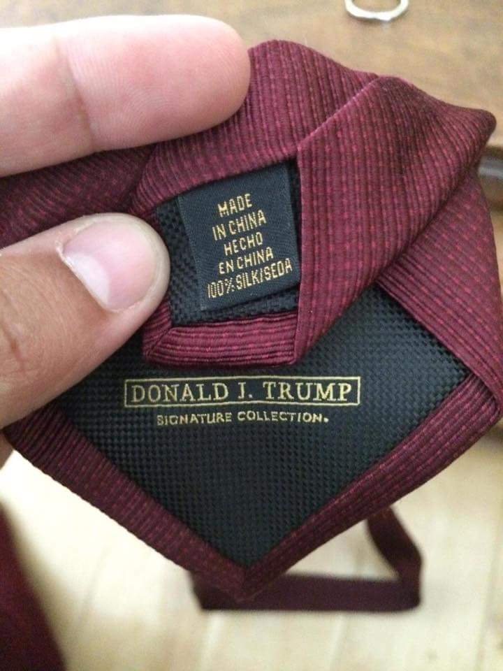COrbata DOnald Trump made in China