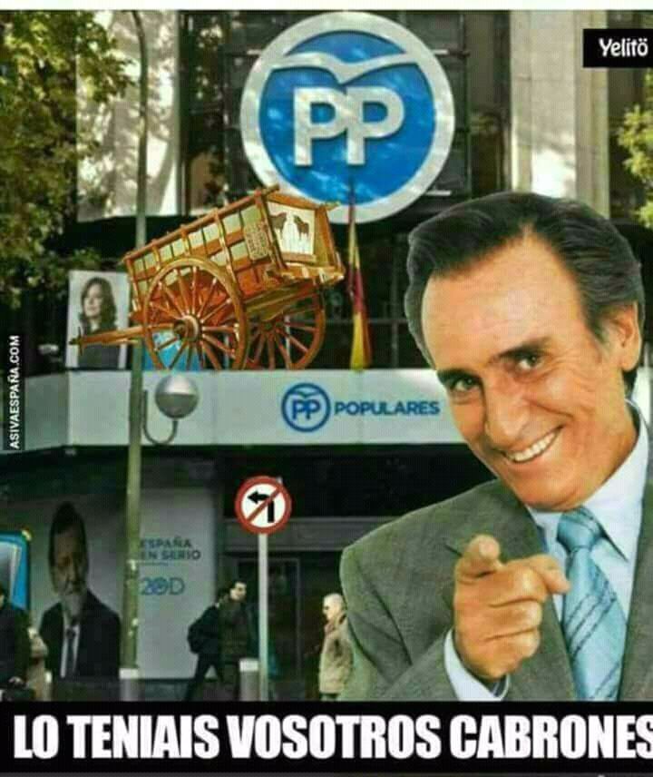 EL PP robó el carro de Manolo Escobar