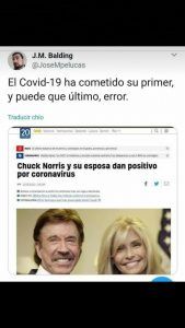 Chuck Norris coronavirus