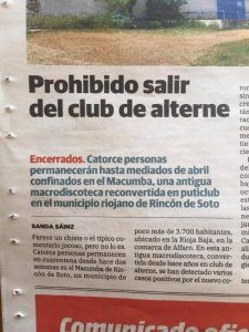 Confinados en el club de alterne