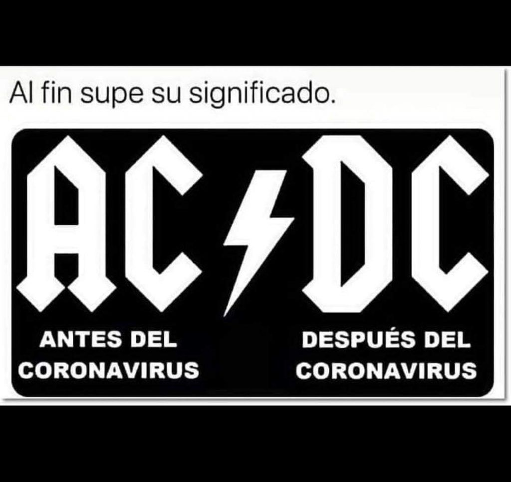 AC DC en tiempos de coronavirus